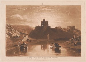 Norham Castle vid Tweed av Joseph Mallord William Turner