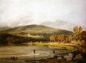 North Wales (akvarell på papper) av Joseph Mallord William Turner