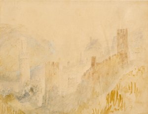 Oberwesel vid Rhen av Joseph Mallord William Turner