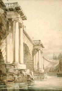 Gamla Blackfriars Bridge av Joseph Mallord William Turner