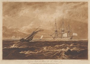 Originalskiss till en målning för W. Leader, Esq. av Joseph Mallord William Turner