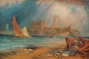 Pembroke Castle, Wales, c1829 av Joseph Mallord William Turner