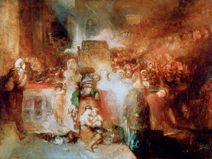 Pilatus tvättar sina händer, 1830 av Joseph Mallord William Turner
