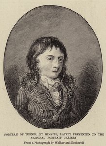 Porträtt av Turner, av honom själv, presenterades nyligen för National Portrait Gallery