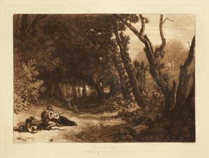 Prokris och Kefalos av Joseph Mallord William Turner