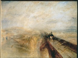 Regn, ånga och fart, före 1844 (olja på duk) av Joseph Mallord William Turner