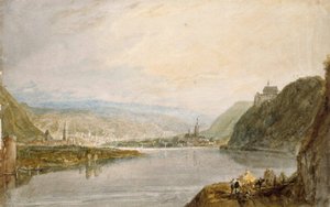 Remagen, Erpel och Linz av Joseph Mallord William Turner