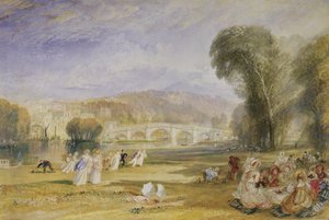 Richmond Hill and Bridge, Surrey, c.1828-9