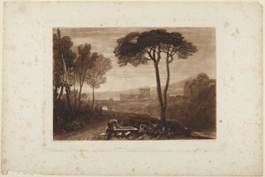 Scen i Campagnan av Joseph Mallord William Turner