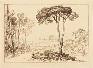 Scen i Campagnan av Joseph Mallord William Turner