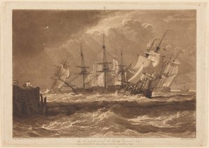 Fartyg i en bris av Joseph Mallord William Turner