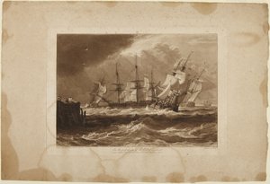 Fartyg i en bris av Joseph Mallord William Turner