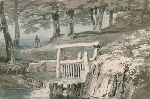 Slussport, Netley Abbey, Hampshire av Joseph Mallord William Turner