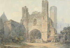 Sankt Augustinus port, Canterbury av Joseph Mallord William Turner