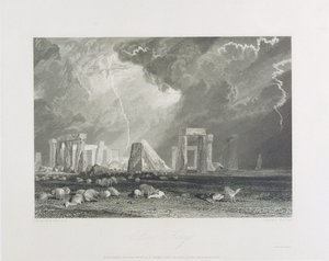 Stone Henge, 1829 (etsning och gravyr) av Joseph Mallord William Turner