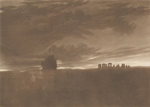 Stonehenge i gryningen av Joseph Mallord William Turner