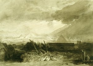 Egyptens femte plåga av Joseph Mallord William Turner