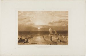 The Mildmay Sea-Piece, tallrik 40 från Liber Studiorum av Joseph Mallord William Turner