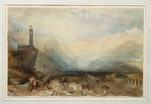 The Splugen Pass, c.1842-43 av Joseph Mallord William Turner