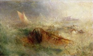 Stormen, ca 1840-45 (olja på duk) av Joseph Mallord William Turner