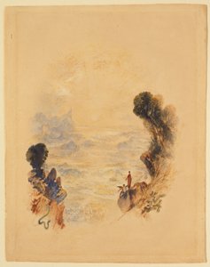 Kristi frestelse på berget av Joseph Mallord William Turner