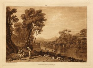 Kvinnan och tamburinen av Joseph Mallord William Turner