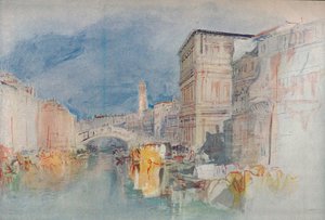 Venedig: Casa Grimani och Rialto, 1909 av Joseph Mallord William Turner