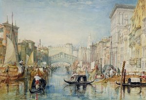 Venedig: Rialto av Joseph Mallord William Turner