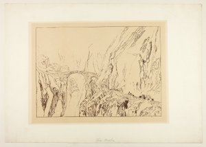 Via Mala av Joseph Mallord William Turner