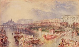 Whitehall, ca 1835 (akvarell på papper) av Joseph Mallord William Turner