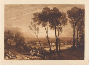 Bron på medelavstånd av Joseph Mallord William Turner and Charles Turner