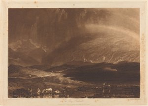 Torvmosse, Skottland av Joseph Mallord William Turner and George Clint