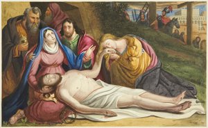 Altartavla av John King i Markus, som visar klagan över den döde Kristus av Joseph Manning