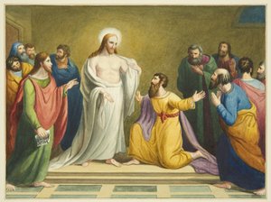 Kopia av altartavlan av John King i St Thomas Church av Joseph Manning