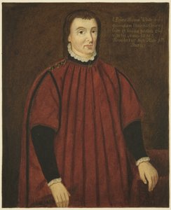 Porträtt i Council House of Thomas White (penna och akvarell på papper) av Joseph Manning