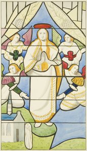 Målat glas i St Mark