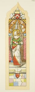 Målat glas i St Mark