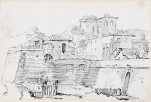 En befäst stad i Italien av Joseph Marie Vien