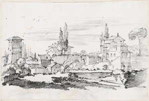 Hus i Italien av Joseph Marie Vien