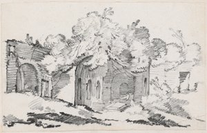 Nymfen Egerias grotta av Joseph Marie Vien
