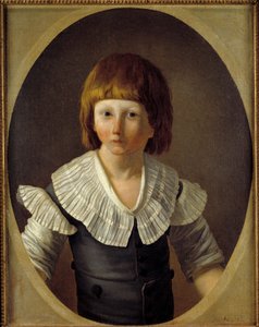 Porträtt av Ludvig XVII (1785-1795) vid tempelfängelset Målning av Joseph Marie Vien den unge (1762-1848) 1793 Sön. 0,6x0,48 m Paris, Musee Carnavalet