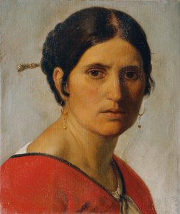 Italiensk bondkvinna av Joseph Mathias von Trenkwald