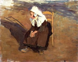 Evening Thoughts (olja på duk)