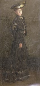 Parisian Lady (olja på duk)