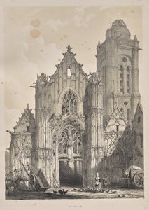 Medeltidens arkitektur: På Senlis av Joseph Nash