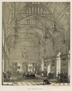 Hall, Beddington, Surrey av Joseph Nash