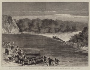 Mr H M Stanleys angloamerikanska expedition för utforskning av Centralafrika, Kalulu Falls, Kalulus död av Joseph Nash