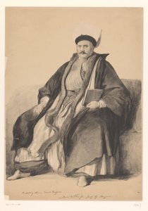 Porträtt av Abram Jacob Messir av Joseph Nash