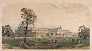 Kristallpalatset, ca. 1850. av Joseph Nash