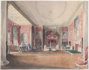 Statsgemaket, Stowe, Buckinghamshire av Joseph Nash